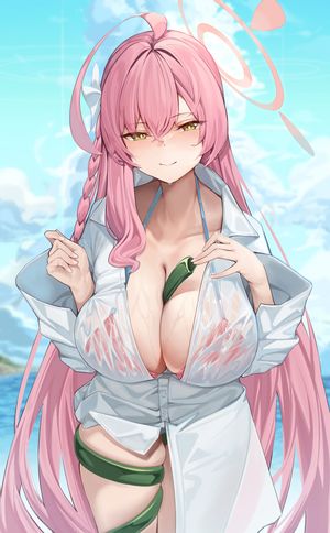 urawa holding it with her oppai blue archive urawa holding it with her oppai blue archive